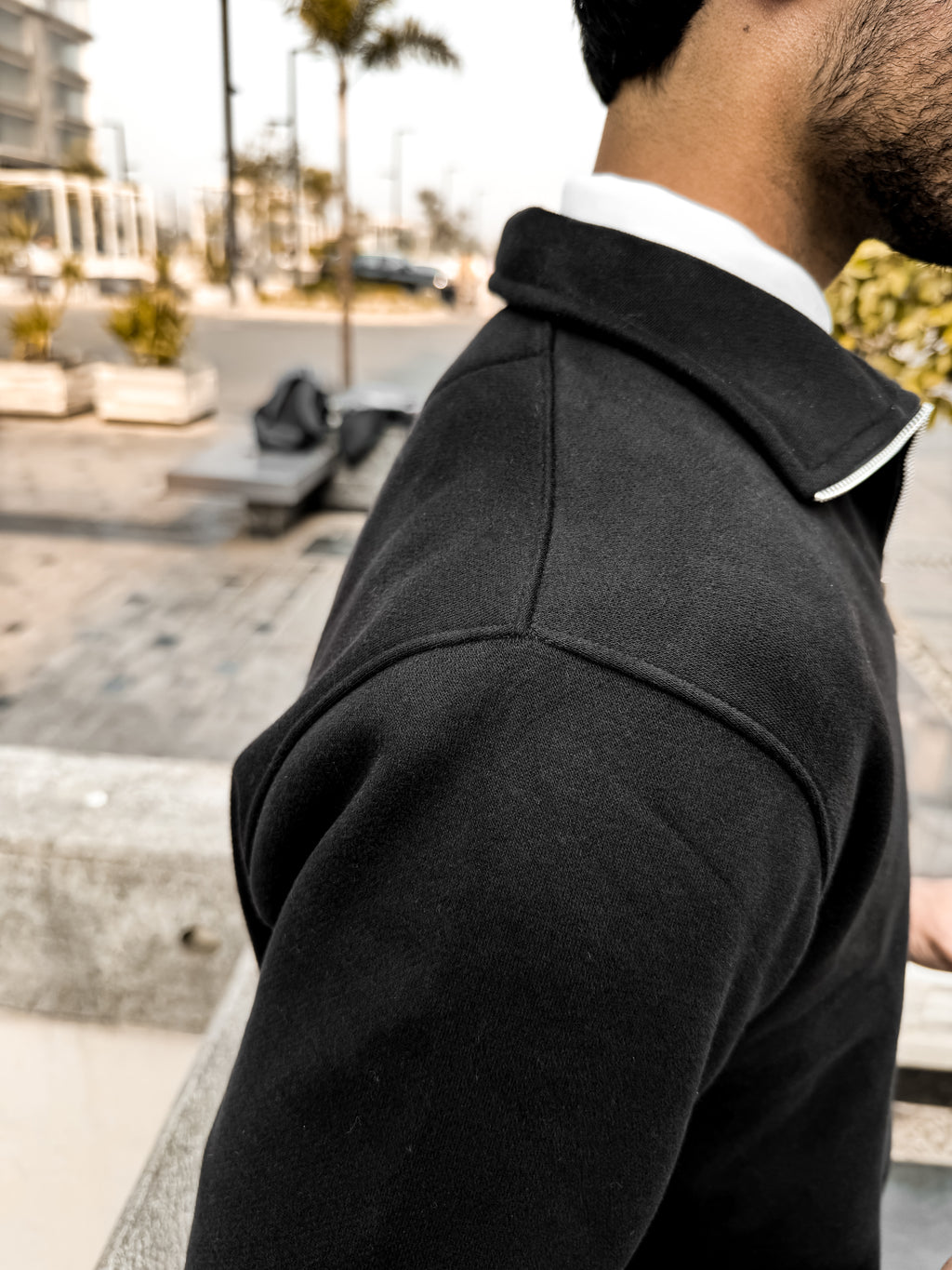 Grags Premium Zipper Sweatshirt Black