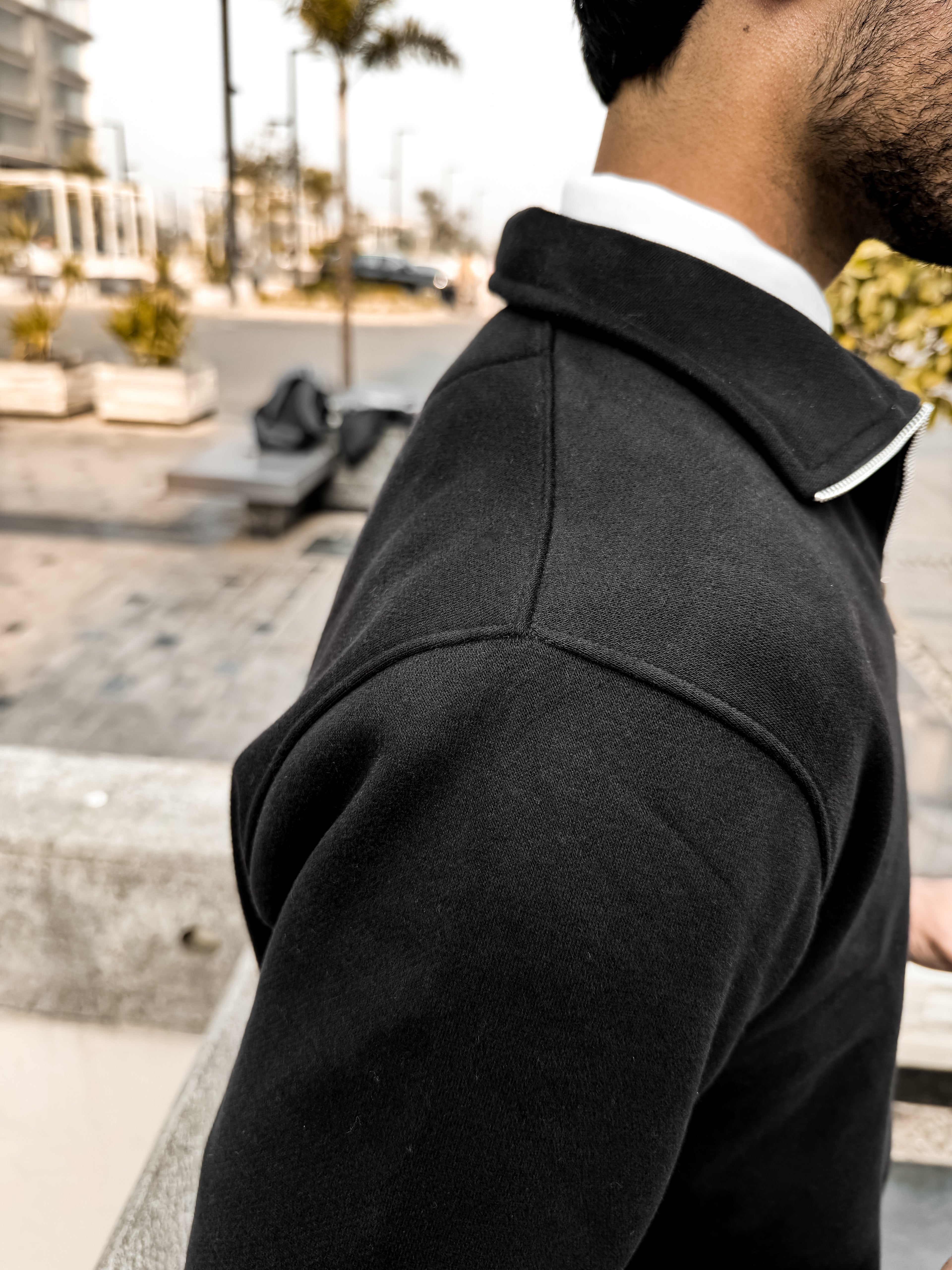 Grags Premium Zipper Sweatshirt Black