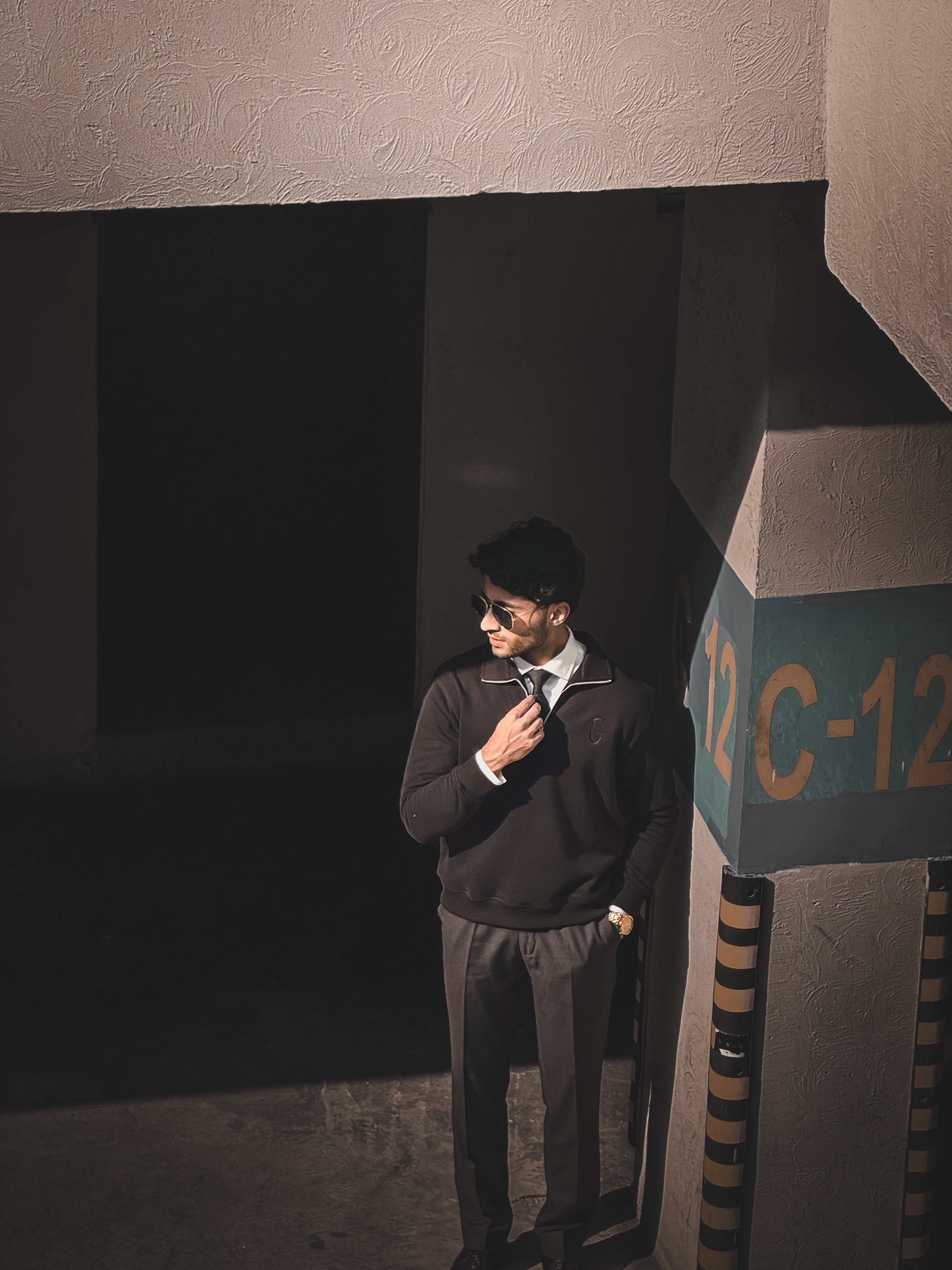 Grags Premium Zipper Sweatshirt Black