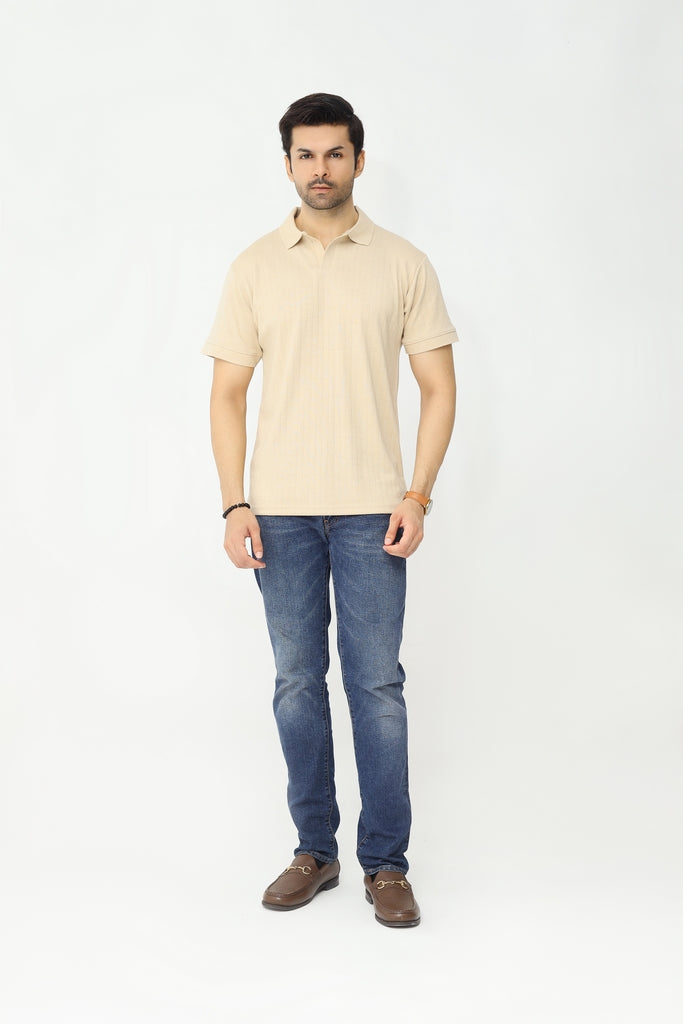 Drop Needle Polo | Deep Charcoal